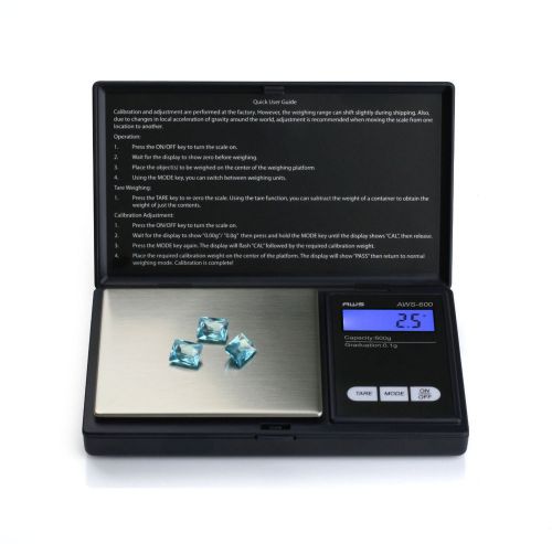 Weight Scale Digital Pocket Scale Black- Portable Personal Nutrition Diet Food