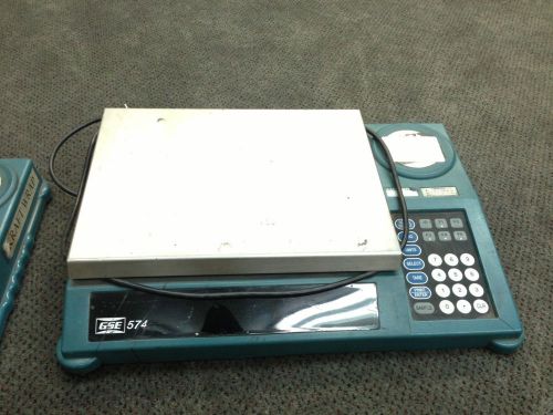 Gse 574 commercial sample scale - 2 scales 1 counter for sale