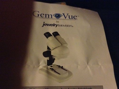 New w/o tags Gemvue compact microscope, 20x magnification by Jewelry television