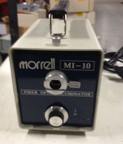 Morrel, Instrument Company, Fiber Optic Illuminator, Model MI-10