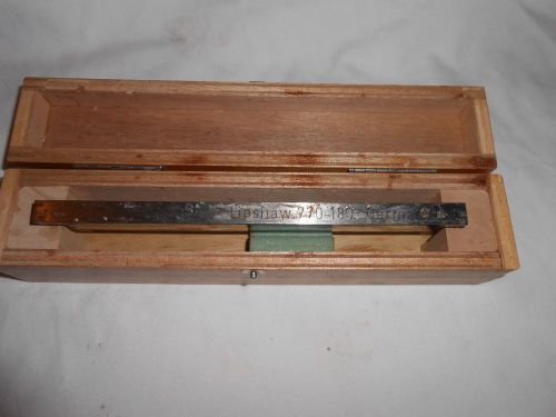 LIPSHAW MICROTOME KNIFE BLADE 770-180 GERMANY W/ORIGINAL WOOD BOX