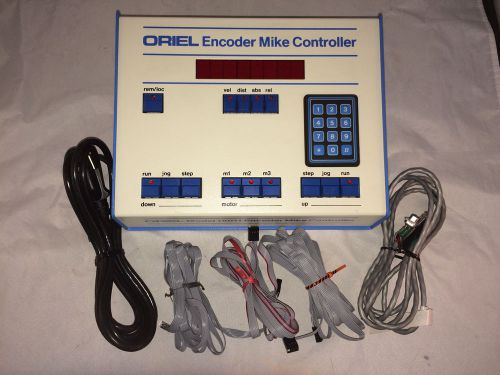 Oriel 18011 Encoder Mike Controller w/ Power Cord &amp; Cables