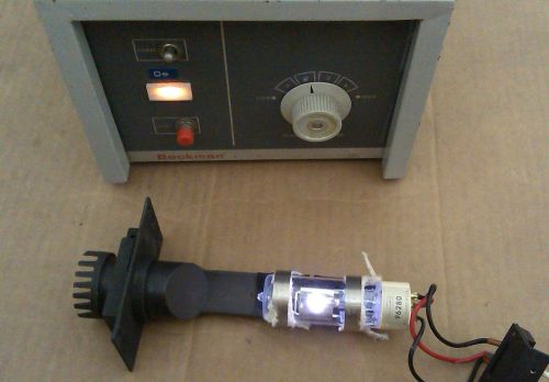 Beckman instruments 71700 hydrogen lamp power supply and beckman h2 lamp for sale