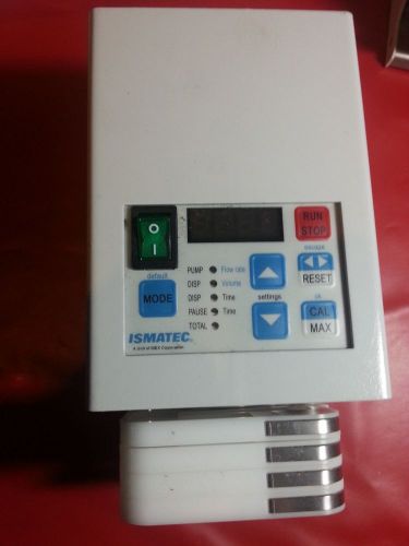 4-channel peristaltic variable speed pump; ismatec lab/med/biotech ism834 for sale