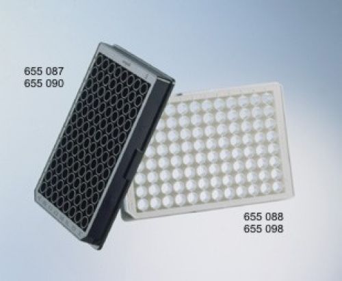 Lot of 128(4 cases) GBO 655090 96k Clear Microplate