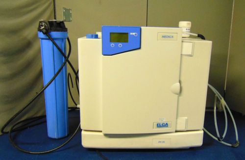 Medica elga dv 25 medica 15 bp water purification system powers on! s584 for sale