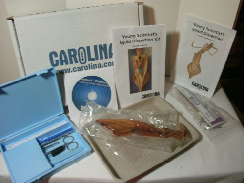 Real SQUID Dissection Kit   Tools Supplies Lab Life Science Home school Carolina