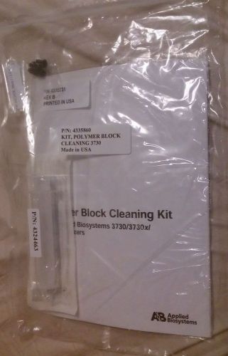 ABI 4335860 ploymer block cleaning kit, 4335731 + 4324463 + 4322928
