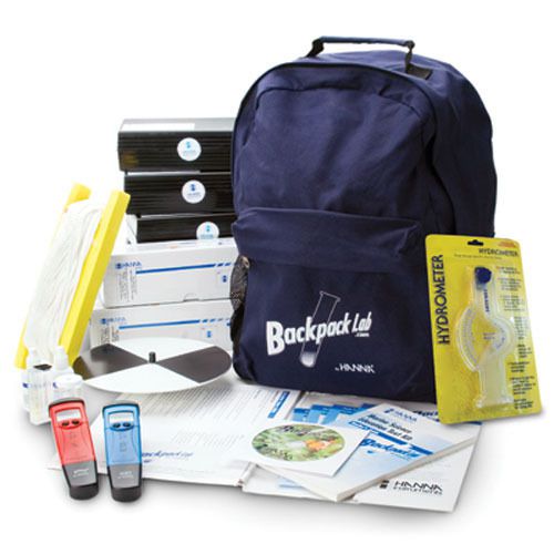 Hanna instruments hi 3899bp backpack lab marine science edu test kit for sale