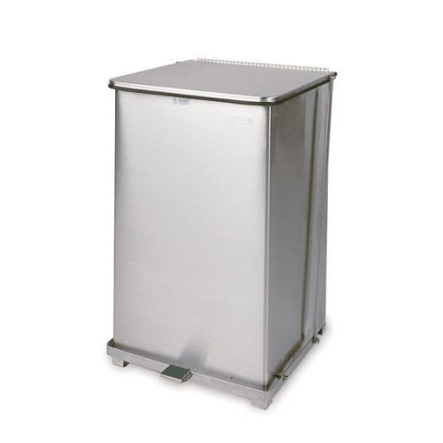 40-gallon step-on can - stainless steel 1 ea for sale