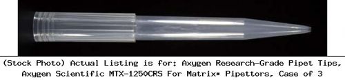 Axygen Research-Grade Pipet Tips, Axygen Scientific MTX-1250CRS For Matrix