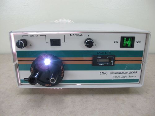 ORC Illuminator 6000 Xenon Light Source - Olympus, Wolf, ACMI &amp; Storz Connectors