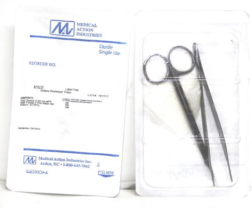 Medical Action  Suture Removal Trays - Lot Of 2 Sterile