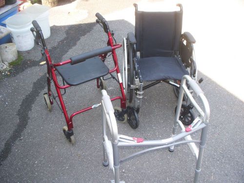 Wheelchair walkers bench crutches