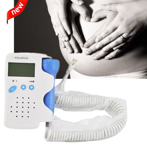 2015 new CE Approved Fetal 3MHz with LCD Display Doppler FREE SHIPPING A++++