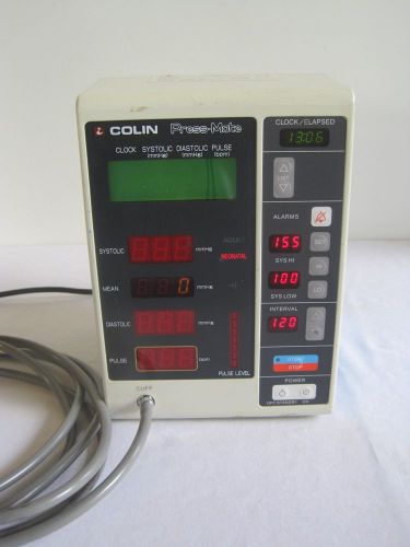 Colin press-mate bp-8800c sphygmomanometer blood pressure pulse monitor working for sale
