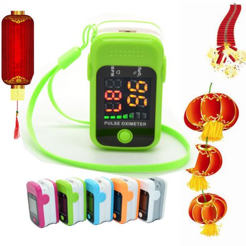 Health care led finger pulse oximeter blood oxygen spo2 pr oximetro monitor for sale