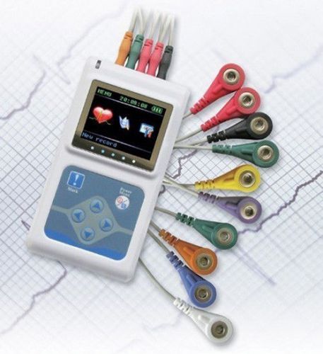 CE FDA Certified 12 Channels Contec TLC5000 Holder ECG / EKG Monitoring System