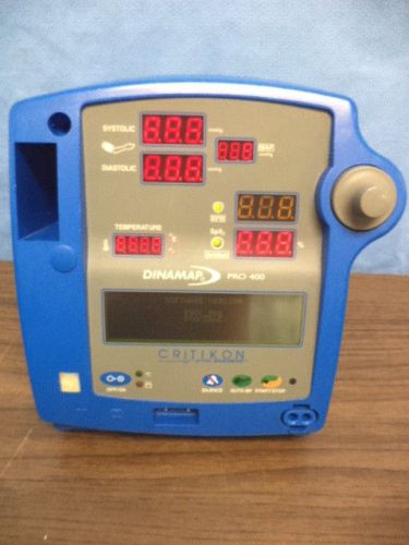 GE Dinamap PRO 400 Vital Signs Patient Monitor