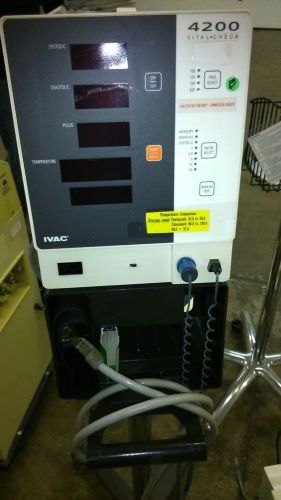 Ivac 4200 bp monitor for sale