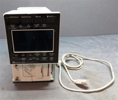 Datascope Accutor 3 With Power Cord