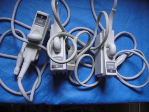 Siemens acuson 8v5 pinless  ultrasound transducer ( lot of 3 units ) transducer for sale