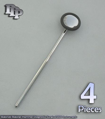 4 Pieces Of Babinski Hammer Diagnostic Surgical DDP Instruments