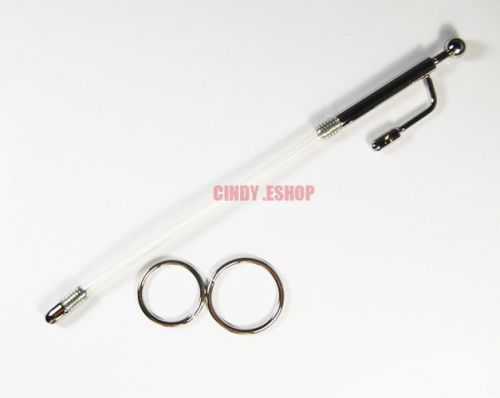 210mm LONG Silicone Tube Hollow Stainless Steel Urethral Dilator Sounds