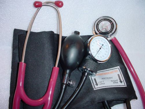 Abertek Sphygmomanometer Acrylic Stethoscope EMT Nurse