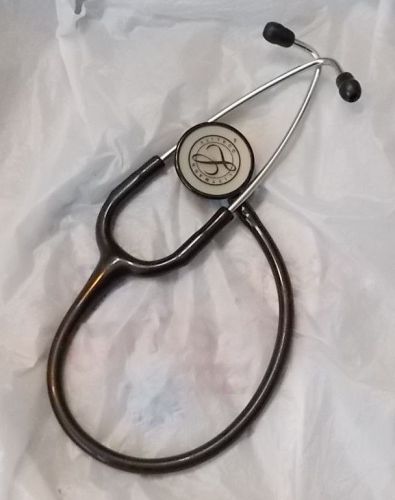 Original littmann classic ii stethoscope - black - floating diaphram and bell for sale