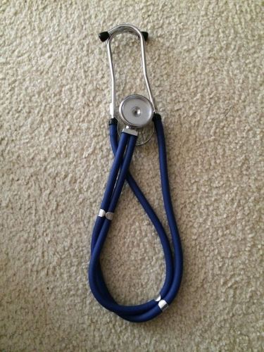 Used Medical Stethoscope Blue Blood Pressure Cardiac