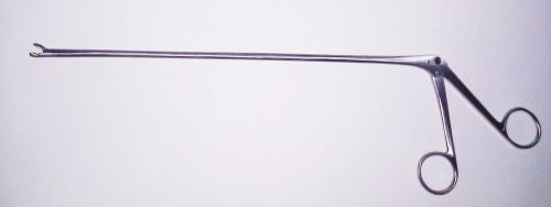 ANMUTH JACKSON Forceps LARYNGEAL BRONCHOSCOPIC straight 4mm jaws 27.5 cm Length