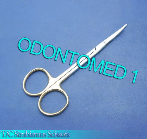 T/C Strabismus Scissors 4&#034; Curved Surgical Dental