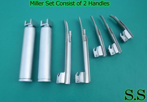 Miller Set Consist of 2 Handles, and 5 Millerblades
