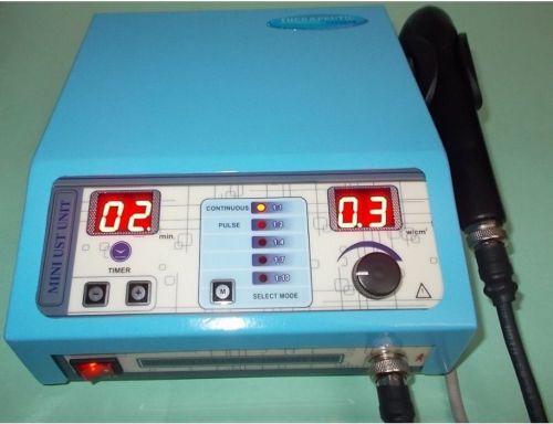Ultrasound Therapy Machine Suitable Underwater 1MHz Pain Relief Chiropractic US4