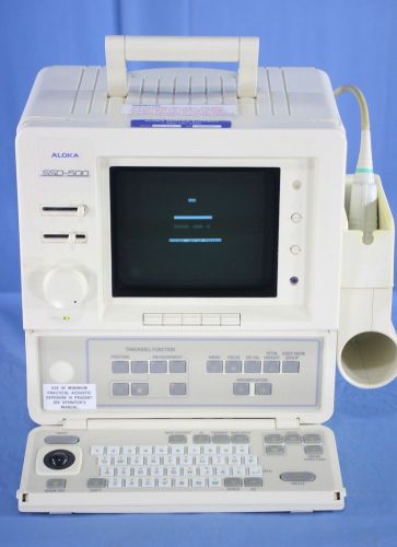 Aloka ssd-500 portable ultrasound - can be used as a veterinary ultrasound for sale