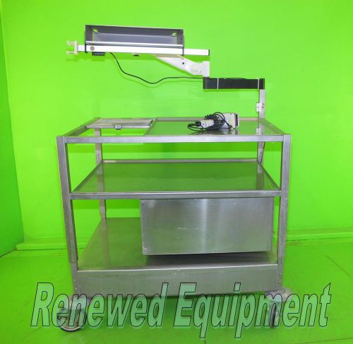 Custom mobile stainless steel procedure cart scanner module work cart #3 for sale