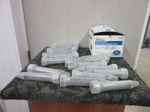 20 kendall monoject 60 ml cc syringe regular luer tip latex free medical new for sale