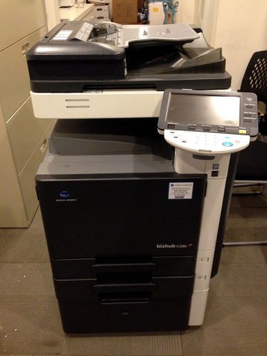 Konica Minolta Bizhub C280 BW &amp; Color Copier Printer Fax Scanner