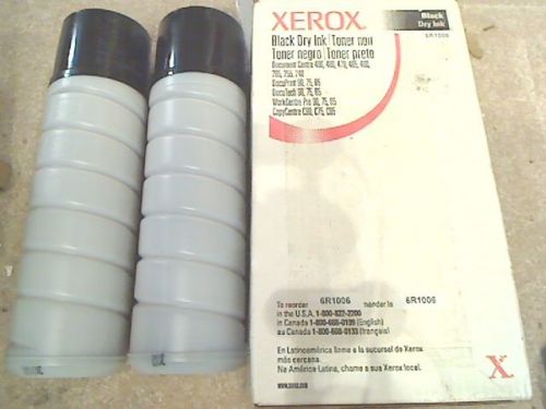 LOT 2 NEW XEROX 6R1006 DRY INK PRINTER TONER COLOR BLACK