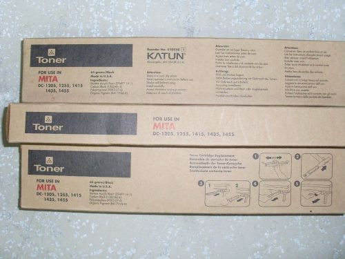 (3) Toner Mita / Katun cartridge 010550 10550 copy 010550 DC1205