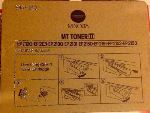 Genuine NEW Minolta MT Toner II ~  8931-602 (4 pack)