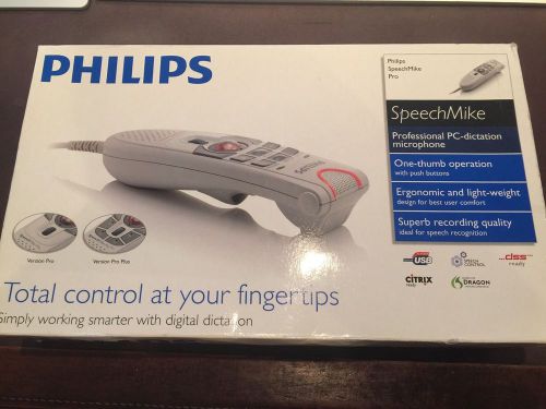 Philips SpeechMike Pro Plus LFH 5276/00 Trackball Dictation - Brand New in Box