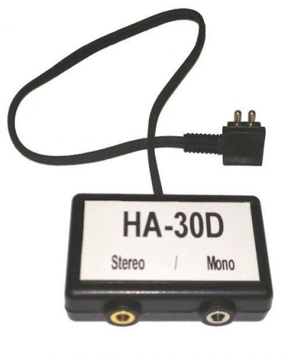 HA30D Dictaphone Stereo/Monaural Headset adapter (# 57)