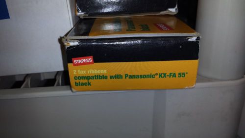 2 Staples Panasonic Fax KX-FPG371 KX-FPG372 KX-FP151/155 KX-FA55 KX-FA53 Ribbon