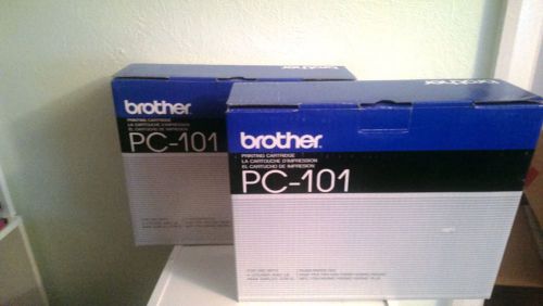 2 BROTHER PC-101 CARTRIDGES