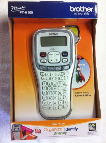 BROTHER PT-H100 P-touch Electronic Labeling System Label Maker - NIB