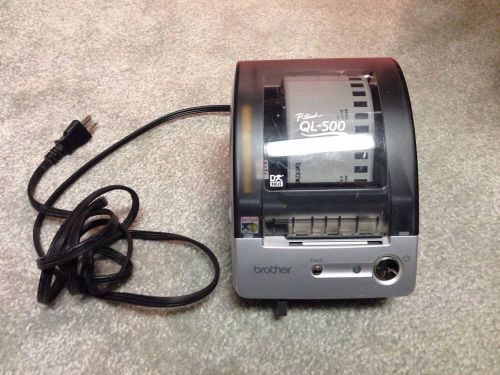 Brother P-Touch QL-500 Label Thermal Printer With One Roll Inside Included