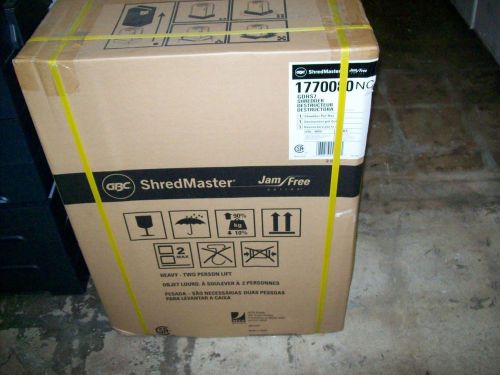 Gbc shredmaster gdhs7 shredder 1770080 new sealed level 5 high security warranty for sale