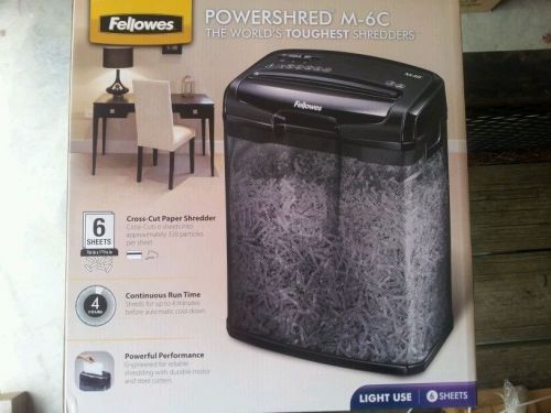 Fellowes Powershred Shredder M-6C  Paper shred